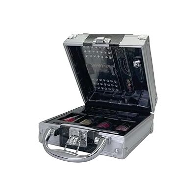 bonvoyage , The Perfect Nail Manicureset met 4 nagellakken, nagelknipper, nagelriemsnijder, vijl en sjablonen, draagbare en lichte reiskoffer bonvoyage , The Perfect Nail Manicureset met 4 nagellakken, nagelknipper, nagelriemsnijder, vijl en sjablonen, draagbare en lichte reiskoffer