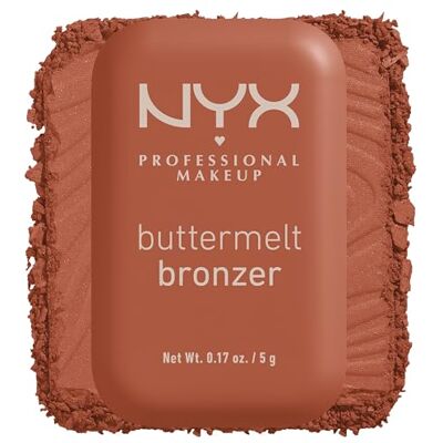 NYX PROFESSIONAL MAKEUP Compacte poederbronzer Gebruinde teint tot 12 uur zonder overdracht Ideaal voor alle huidtinten Veganistische formule Buttermelt Bronzer Kleur: Butta D Down NYX PROFESSIONAL MAKEUP Compacte poederbronzer Gebruinde teint tot 12 uur zonder overdracht Ideaal voor alle huidtinten Veganistische formule Buttermelt Bronzer Kleur: Butta D Down
