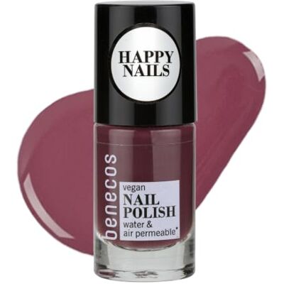 benecos Natural beauty Natuurlijke cosmetica nagellak zonder 20 waterdoorlatend 5 ml zachte pruim benecos Natural beauty Natuurlijke cosmetica nagellak zonder 20 waterdoorlatend 5 ml zachte pruim