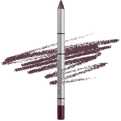 Impala Romige en waterdichte oogpotlood gedefinieerde contour of rookeffect dichte en romige textuur eenvoudig aan te brengen glanzende kleur, langdurig en waterdicht kleur 316 paars Impala Romige en waterdichte oogpotlood gedefinieerde contour of rookeffect dichte en romige textuur eenvoudig aan te brengen glanzende kleur, langdurig en waterdicht kleur 316 paars