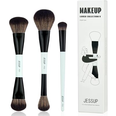 Jessup T503 Dubbele gezichtskwast voor foundation, concealer, blush Jessup T503 Dubbele gezichtskwast voor foundation, concealer, blush