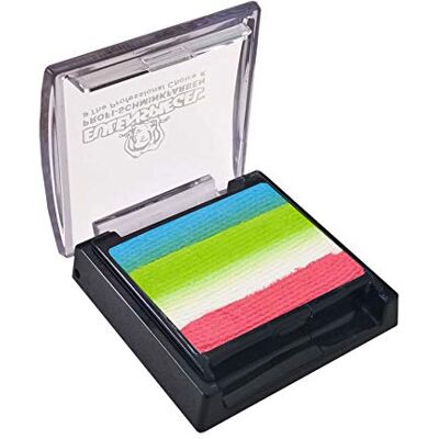 Eulenspiegel 340738 Split Cake Unicorn, inhoud 6 ml, make-up op waterbasis, kindermake-up, theatermake-up Eulenspiegel 340738 Split Cake Unicorn, inhoud 6 ml, make-up op waterbasis, kindermake-up, theatermake-up