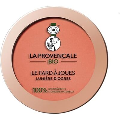 La Provençale Bio Le Fard à Joues Lumière d'Ocres Certifié Bio Blush Effet Bonne Mine Pour Tous Types de Peaux Teinte : Ocre d'Or (03) La Provençale Bio Le Fard à Joues Lumière d'Ocres Certifié Bio Blush Effet Bonne Mine Pour Tous Types de Peaux Teinte : Ocre d'Or (03)