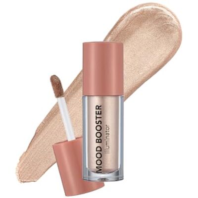 Flormar Mood Booster Illuminator langdurige vloeibare highlighter met romige textuur, natuurlijke glans, vloeibare highlighter voor het mengen met foundation, make-up voor dames, highlighter, nr Flormar Mood Booster Illuminator langdurige vloeibare highlighter met romige textuur, natuurlijke glans, vloeibare highlighter voor het mengen met foundation, make-up voor dames, highlighter, nr