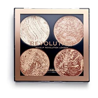 Makeup Revolution Revolution Beauty, Don't Hold Back-wangset, 4 tinten, 8,8 g Makeup Revolution Revolution Beauty, Don't Hold Back-wangset, 4 tinten, 8,8 g