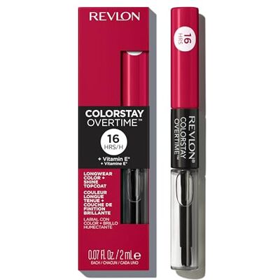 REVLON Colorstay Overtime Dual Ended Lipcolor 480 Unending Red REVLON Colorstay Overtime Dual Ended Lipcolor 480 Unending Red