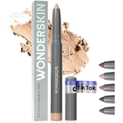 Wonderskin IYKYK Oogschaduwstick – oogschaduwsticks, langdurig, glinsterend en waterdicht, met geïntegreerde puntenslijper (champagne) Wonderskin IYKYK Oogschaduwstick – oogschaduwsticks, langdurig, glinsterend en waterdicht, met geïntegreerde puntenslijper (champagne)
