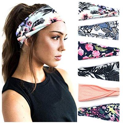 DRESHOW 6-delige haarband voor dames, yoga, hardlopen, sport, training, schattige haarbanden, accessoires, set, 14, eenheidsmaat DRESHOW 6-delige haarband voor dames, yoga, hardlopen, sport, training, schattige haarbanden, accessoires, set, 14, eenheidsmaat