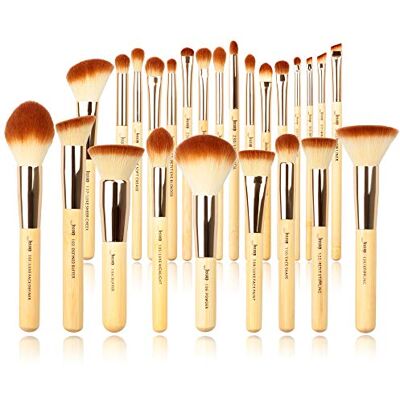 Jessup Make-up kwasten 25 stuks professionele bamboe make-up kwasten set tools kit foundation poeder blushes schaduw cosmetische tools T135 Jessup Make-up kwasten 25 stuks professionele bamboe make-up kwasten set tools kit foundation poeder blushes schaduw cosmetische tools T135
