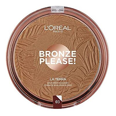 L'Oreal Paris L'Oréal Paris Joli Bronze Terra Gezichtsbruiningspoeder, lichte textuur, 03 Amalfi, 18 g L'Oreal Paris L'Oréal Paris Joli Bronze Terra Gezichtsbruiningspoeder, lichte textuur, 03 Amalfi, 18 g