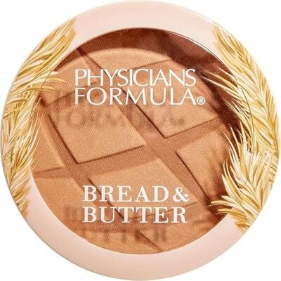 Physicians Formula Bread & Butter Bronzer Bronzer Bronzer met Pro-vitamine en essentiële vetzuren, formule verrijkt met Amazone-boter voor een zachte en stralende huid, Toasty Physicians Formula Bread & Butter Bronzer Bronzer Bronzer met Pro-vitamine en essentiële vetzuren, formule verrijkt met Amazone-boter voor een zachte en stralende huid, Toasty