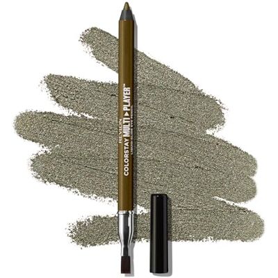REVLON ColorStay Multiplayer Liquid-Glide Eyeliner, multifunctioneel make-upproduct met professionele kwast, romige textuur, waterdicht en duurzaam, 405 Fortress, 0,9 g REVLON ColorStay Multiplayer Liquid-Glide Eyeliner, multifunctioneel make-upproduct met professionele kwast, romige textuur, waterdicht en duurzaam, 405 Fortress, 0,9 g
