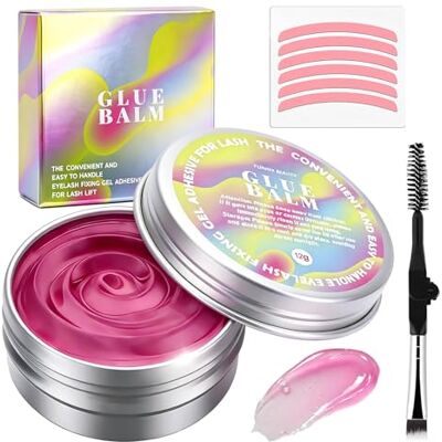 PetalPulse Wimperliftlijm, 10 g, vaste wimperliftlijm, wimperlijm voor Lash Lift stempels, fixeergel voor wimpers op siliconen pad, sneldrogend voor stappen, voor salon en gebruik PetalPulse Wimperliftlijm, 10 g, vaste wimperliftlijm, wimperlijm voor Lash Lift stempels, fixeergel voor wimpers op siliconen pad, sneldrogend voor stappen, voor salon en gebruik