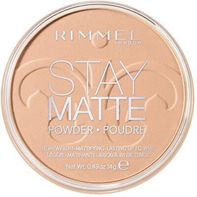 Rimmel London Stay Matte Pressed Powder 005 Silky Beige Poederkwast, 14 g Rimmel London Stay Matte Pressed Powder 005 Silky Beige Poederkwast, 14 g