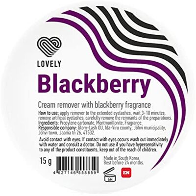 P-Beauty Cosmetic Accessories LOVELY Lash Cream Remover voor wimperextensions geur: Blackberry wimperverwijderaar voor een zachte, snelle en zachte verwijdering van wimperextensions en wimperlijm volume P-Beauty Cosmetic Accessories LOVELY Lash Cream Remover voor wimperextensions geur: Blackberry wimperverwijderaar voor een zachte, snelle en zachte verwijdering van wimperextensions en wimperlijm volume