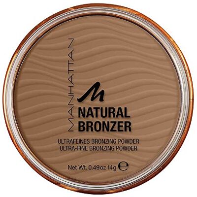 Manhattan Natural Bronzer 001 Sunlight waterproof bronzer voor een gepersonaliseerde gebruinde teint, 14 g Manhattan Natural Bronzer 001 Sunlight waterproof bronzer voor een gepersonaliseerde gebruinde teint, 14 g