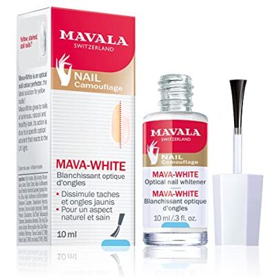 MAVALA Mava-White Optical Whitening Vergeelde, bevlekte nagels, dof Nagellak basis Optische Perfector Originele kleurweergave Sneldrogend 10ml MAVALA Mava-White Optical Whitening Vergeelde, bevlekte nagels, dof Nagellak basis Optische Perfector Originele kleurweergave Sneldrogend 10ml