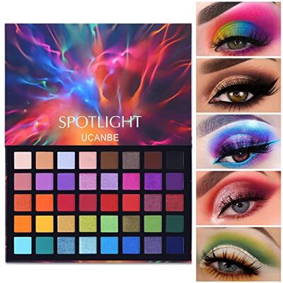UCANBE 40 kleuren waterdichte oogschaduw langdurig oogmake-up palet sterk gepigmenteerde matte shimmer make-up paletten UCANBE 40 kleuren waterdichte oogschaduw langdurig oogmake-up palet sterk gepigmenteerde matte shimmer make-up paletten