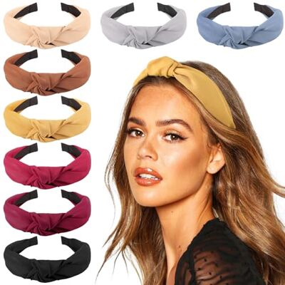 DRESHOW 8-delige haarband voor dames, boho, haarbanden, elastisch, met strikken, haaraccessoires DRESHOW 8-delige haarband voor dames, boho, haarbanden, elastisch, met strikken, haaraccessoires