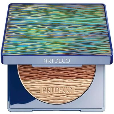 Artdeco All Seasons Driekleurig bruiningspoeder voor een natuurlijke gebruinde teint, design Limited Ocean Wave met duurzame afwerking, 13,5 g Artdeco All Seasons Driekleurig bruiningspoeder voor een natuurlijke gebruinde teint, design Limited Ocean Wave met duurzame afwerking, 13,5 g