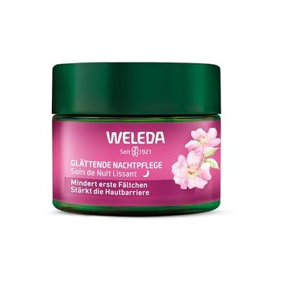 WELEDA Biologische gladmakende nachtverzorging met wilde roos en witte thee natuurlijke gezichtscosmetica met Age Protect Complex vermindert eerste rimpels en activeert de vernieuwing WELEDA Biologische gladmakende nachtverzorging met wilde roos en witte thee natuurlijke gezichtscosmetica met Age Protect Complex vermindert eerste rimpels en activeert de vernieuwing