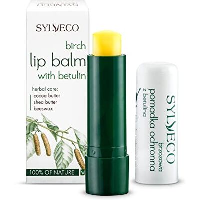 SYLVECO Berkenlippenbalsem met betuline. Lippenbalsem voor dames en heren, natuurlijke cosmetica, maat 4,6 g. SYLVECO Berkenlippenbalsem met betuline. Lippenbalsem voor dames en heren, natuurlijke cosmetica, maat 4,6 g.