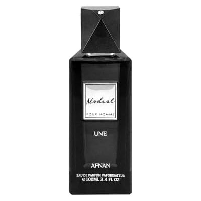 Afnan Modest Pour Homme Un Eau de Parfum 100 ml Spray Afnan Modest Pour Homme Un Eau de Parfum 100 ml Spray