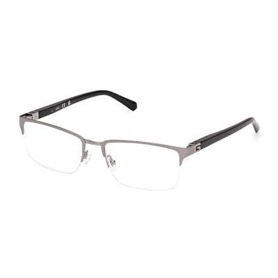 GUESS Lunettes de Vue GU50191 Matte gunmetal 58/18/145 Homme GUESS Lunettes de Vue GU50191 Matte gunmetal 58/18/145 Homme