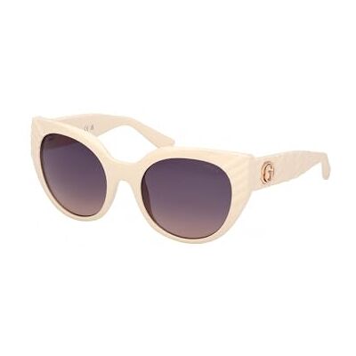 GUESS Lunettes de Soleil GU00255 Shiny ivory 53/20/135 Femme GUESS Lunettes de Soleil GU00255 Shiny ivory 53/20/135 Femme