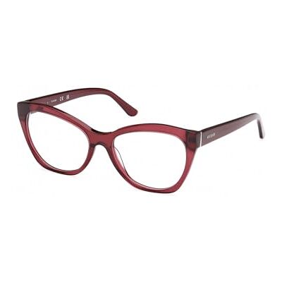 GUESS Lunettes de Vue GU50177 Shiny bordeaux 56/17/145 Femme GUESS Lunettes de Vue GU50177 Shiny bordeaux 56/17/145 Femme