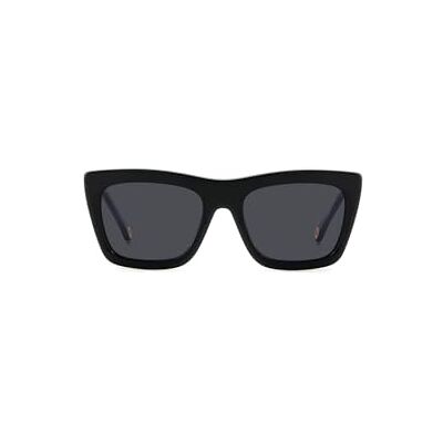 Carolina Herrera Uniseks zonnebril, Zwart/Zilver Carolina Herrera Uniseks zonnebril, Zwart/Zilver