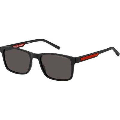 Tommy Hilfiger Th 2089/S zonnebril voor heren, Mat zwart/grijs Tommy Hilfiger Th 2089/S zonnebril voor heren, Mat zwart/grijs
