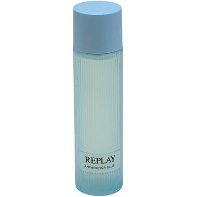 Replay Earth Made Antarctica Blue Eau de toilette veganistische en uniseks lichaamsgeur in gedurfde en magnetische stijl, houtachtige geur aromatisch, 200 ml fles Replay Earth Made Antarctica Blue Eau de toilette veganistische en uniseks lichaamsgeur in gedurfde en magnetische stijl, houtachtige geur aromatisch, 200 ml fles