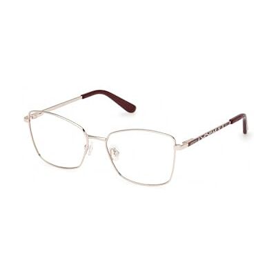 GUESS Lunettes de Vue GU50170 Shiny pale gold 56/15/145 Femme GUESS Lunettes de Vue GU50170 Shiny pale gold 56/15/145 Femme