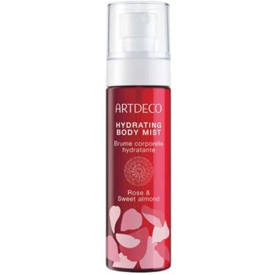 Artdeco Hydrating Body Mist Rose & Sweet Almond lichaamsspray zacht geparfumeerd met rozenwater en amandelolie verfrissend en voedend 1 x 100 ml Artdeco Hydrating Body Mist Rose & Sweet Almond lichaamsspray zacht geparfumeerd met rozenwater en amandelolie verfrissend en voedend 1 x 100 ml