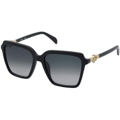 TOUS , SUNGLASSES, STOC74-56-700Y, SHINY BLACK, dames, glanzend zwart, 56 TOUS , SUNGLASSES, STOC74-56-700Y, SHINY BLACK, dames, glanzend zwart, 56