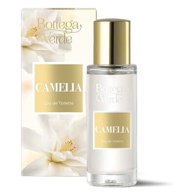 Bottega Verde Camelia, Eau de Toilette, 30 ml Parfum pour femme à la fragrance à la fleur de camélia, ligne Fragranze di Nature Bottega Verde Camelia, Eau de Toilette, 30 ml Parfum pour femme à la fragrance à la fleur de camélia, ligne Fragranze di Nature
