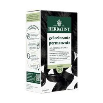 Herbatint 2N permanente haarkleurgel, bruin, 170 ml, ammoniakvrij, 100% grijsdekking, getest op gevoelige huid, met 8 plantenextracten Herbatint 2N permanente haarkleurgel, bruin, 170 ml, ammoniakvrij, 100% grijsdekking, getest op gevoelige huid, met 8 plantenextracten