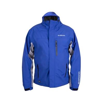 Shimano Regenjas, niet gewatteerd, blauw, XL Shimano Regenjas, niet gewatteerd, blauw, XL