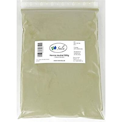 SALA Cassia obovata neutraal hennapoeder, zak van 500 g SALA Cassia obovata neutraal hennapoeder, zak van 500 g