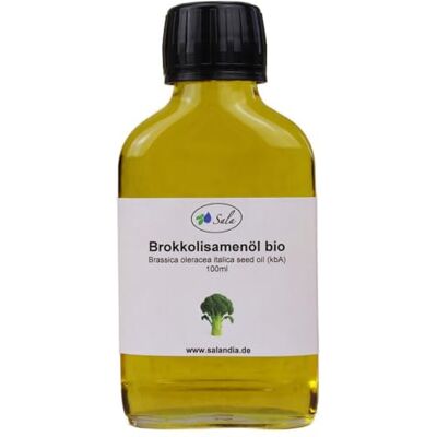 SALA Biologische koudgeperste broccolizaadolie, zakfles, 100 ml SALA Biologische koudgeperste broccolizaadolie, zakfles, 100 ml