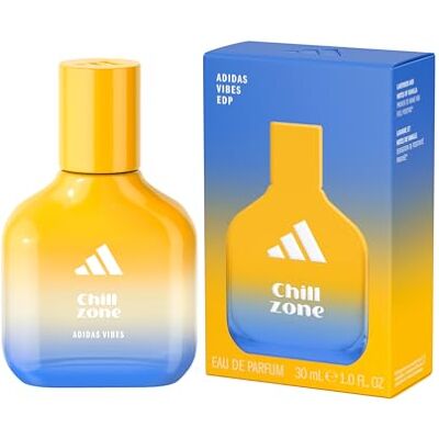 adidas Vibes Chill Zone Langdurig ontspannend uniseks eau de parfum met kruidige noten en natuurlijke etherische oliën 30 ml adidas Vibes Chill Zone Langdurig ontspannend uniseks eau de parfum met kruidige noten en natuurlijke etherische oliën 30 ml