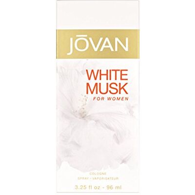 Jovan White Musk, Eau de Cologne Spray, Cologne voor dames, 96 ml Jovan White Musk, Eau de Cologne Spray, Cologne voor dames, 96 ml