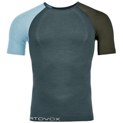 ORTOVOX 120 COMP LIGHT SHORT SLEEVE M C: Donker Arctic Grey_ T: L ORTOVOX 120 COMP LIGHT SHORT SLEEVE M C: Donker Arctic Grey_ T: L