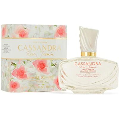 Jeanne Arthes Cassandra Rose Jasmin Eau de Parfum, dames, gemaakt in Frankrijk, 100 ml Jeanne Arthes Cassandra Rose Jasmin Eau de Parfum, dames, gemaakt in Frankrijk, 100 ml