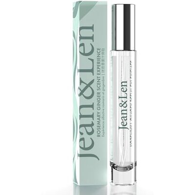 Jean & Len Scent Experience Rosemary & Ginger praktische mini-parfum hoogwaardige glazen fles 10 ml rozemarijn en gember Jean & Len Scent Experience Rosemary & Ginger praktische mini-parfum hoogwaardige glazen fles 10 ml rozemarijn en gember