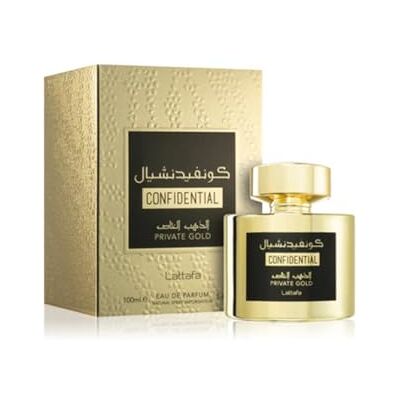 Lattafa confidential private gold eau de parfum 100ml Lattafa confidential private gold eau de parfum 100ml