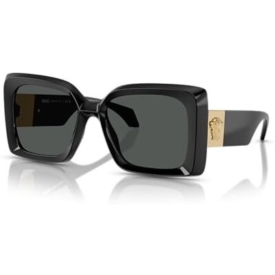 Versace Zonnebril voor dames, donker robijnrood frame, donkergrijze glazen, 54 mm, zwart. Versace Zonnebril voor dames, donker robijnrood frame, donkergrijze glazen, 54 mm, zwart.