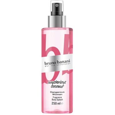Bruno Banani Dangerous Woman Body Splash, fruitige bloemengeur voor jou, 250 ml Bruno Banani Dangerous Woman Body Splash, fruitige bloemengeur voor jou, 250 ml