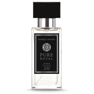 Pure FM 335 Eau de Parfum voor heren, 50 ml, oosterse houtachtige geur met noten van oud en vetiver, kardemom, peper en amber, langdurige grip (20%) Pure FM 335 Eau de Parfum voor heren, 50 ml, oosterse houtachtige geur met noten van oud en vetiver, kardemom, peper en amber, langdurige grip (20%)